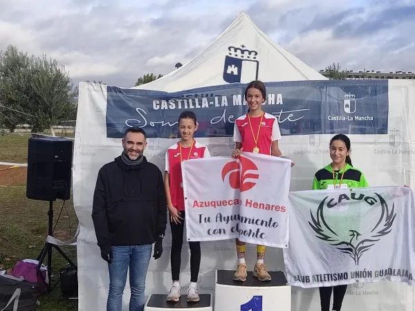 Podio en el Cto. Provincial de Campo a Través