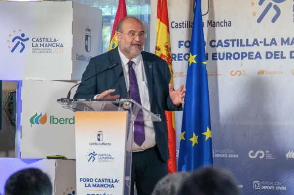 El vicepresidente José Luis Martínez Guijarro, en la presentación del Foro