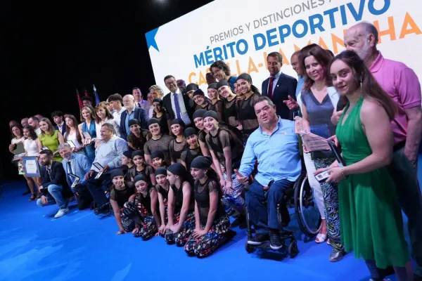 Foto de familia en la Gala del Deporte 2024