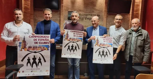 Presentación del Cto. de Kárate en Valdepeñas