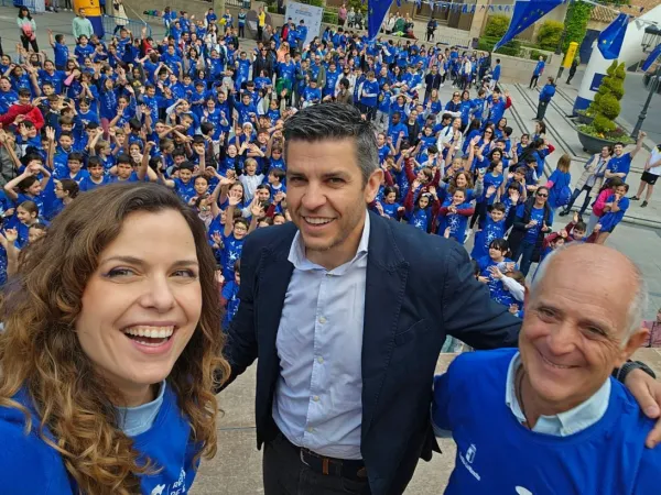 La directora general de asuntos europeos, durante la jornada