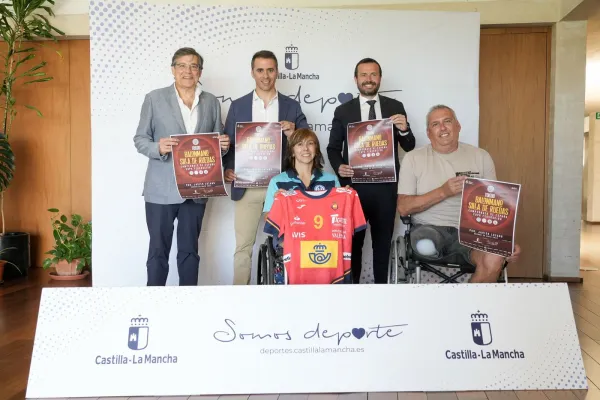Presentación balonmano en silla de ruedas