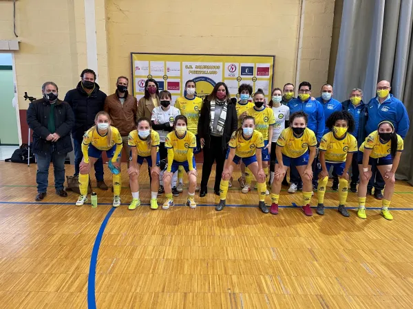 Ana Muñoz con el Salesianos Puertollano Ana Muñoz con el Salesianos Puertollano