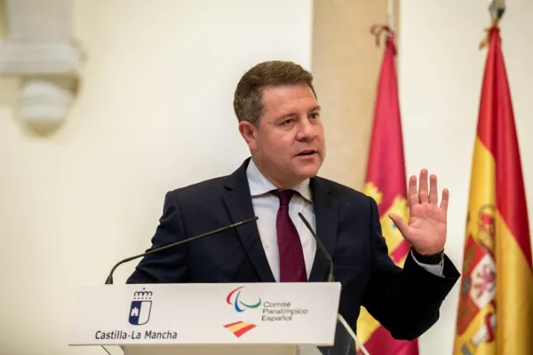 El presidente Page en la recepción a los deportistas paralímpicos castellano-manchegos El presidente Page en la recepción a los deportistas paralímpicos castellano-manchegos