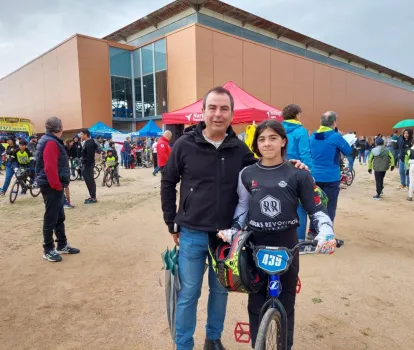 El delegado de Educación, Cultura y Deportes en Toledo, durante la competición