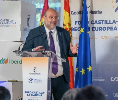 El vicepresidente José Luis Martínez Guijarro, en la presentación del Foro