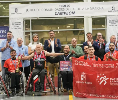 Final trofeo JCCM, baloncesto en silla de ruedas