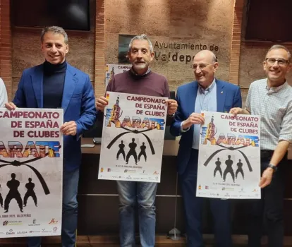 Presentación del Cto. de Kárate en Valdepeñas