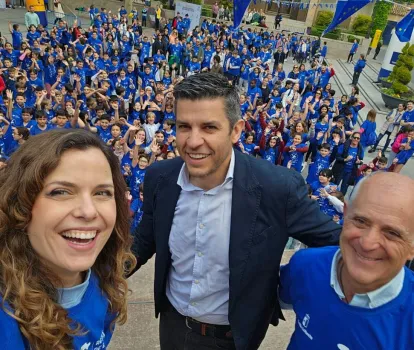 La directora general de asuntos europeos, durante la jornada