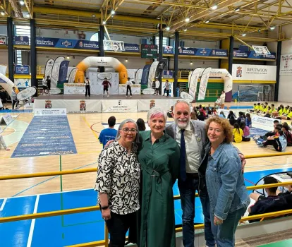 Pabellón San José durante la actividad