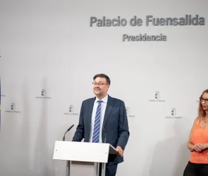 El consejero de Educación, Cultura y Deportes durante la presentación del Somos Deporte