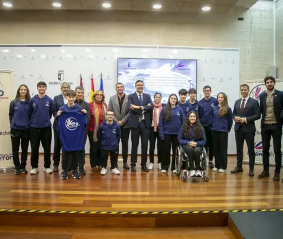 Presentación de acuerdo entre JCCM y federación de bádminton