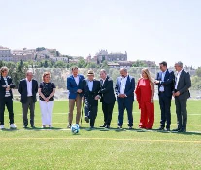 El presidente, inaugurando el Carlos III en Toledo