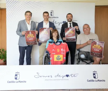 Presentación balonmano en silla de ruedas