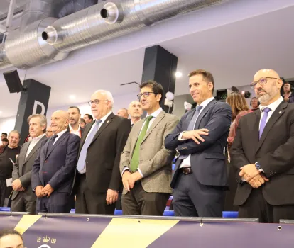Palco en Trofeo JCCM de fútbol sala