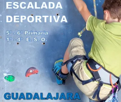 cartel escalada deportiva promoción