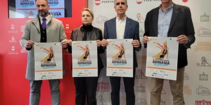 El delegado provincial presenta el Cto. Regional de Gimasia ritmica adaptada