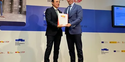 El director general en la jornada de presentación de la ADESP