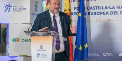 El vicepresidente José Luis Martínez Guijarro, en la presentación del Foro