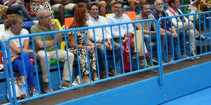 El consejero en la final del trofeo JCCM de balonmano