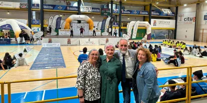 Pabellón San José durante la actividad