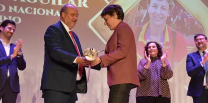 El vicepresidente primero en los premios Ángel Lancha, de Quintanar del Rey