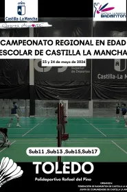 Cartel Campeonato Regional Bádminton