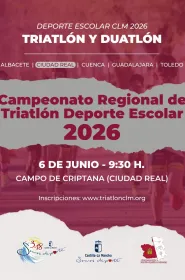 Cartel Campeonato Regional Triatlón