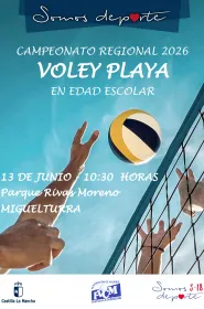 Cartel Campeonato Regional Voley Playa