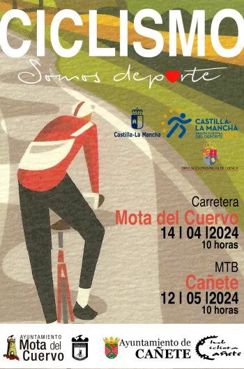 Cartel Ciclismo Carretera y Montaña Cuenca 2024
