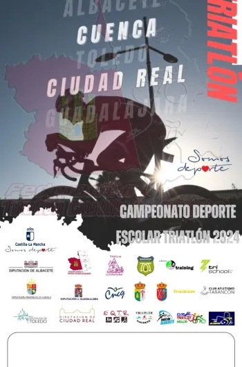 Cartel Triatlón Cuenca 2024