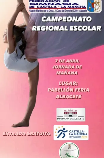 Cartel Campeonato Regional Gimnasia Rítmica A