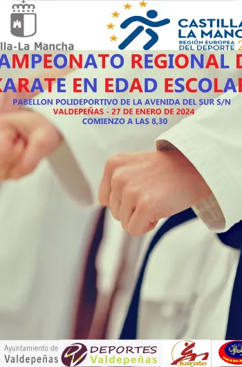 Cartel Fase Regional Karate