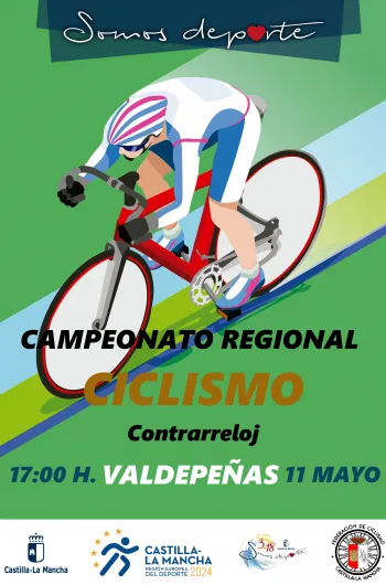 Cartel Campeonato Regional Ciclismo Contrarreloj Cadete