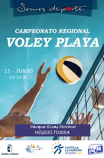 Cartel Campeonato Regional Voley Playa