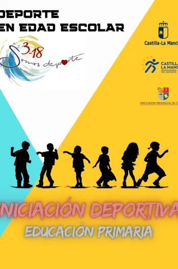 Cartel Iniciación Deportiva Primaria. Curso 2024-25