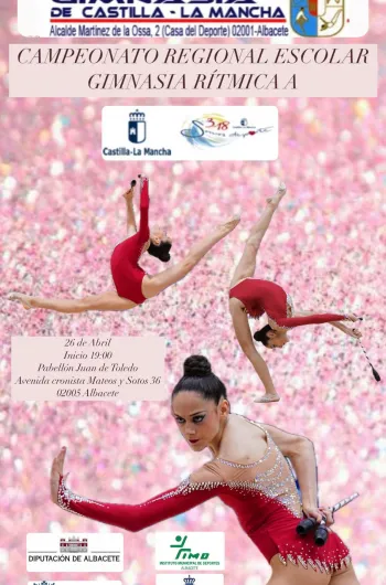 Cartel Campeonato Regional Gimnasia Rítmica A