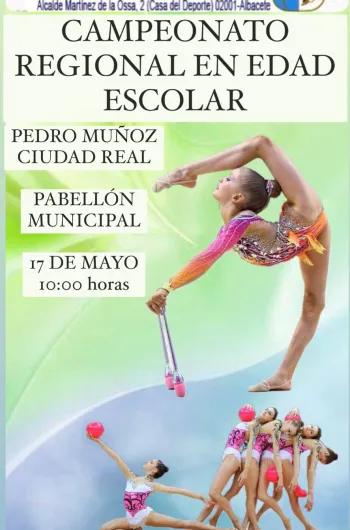 Cartel Campeonato Regional Gimnasia Rítmica B
