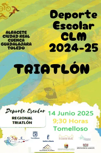 Cartel Campeonato Regional Triatlón