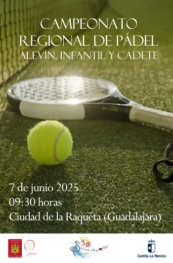 Cartel Campeonato Regional Pádel
