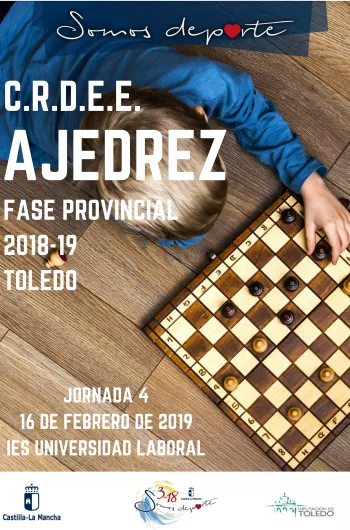 C.R.D.E.E. Ajedrez Fase Provincial Toledo 2018-19 - Jornada 4