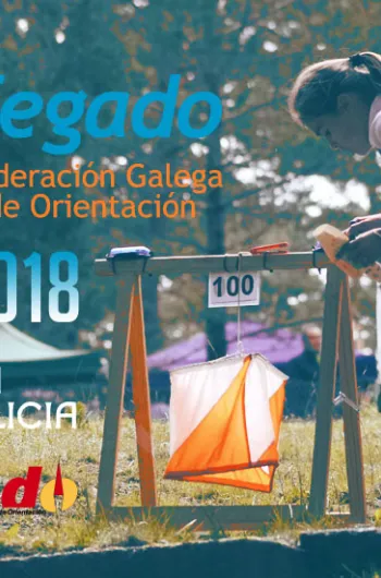 cartel Campeonato de España de Orientación en edad escolar