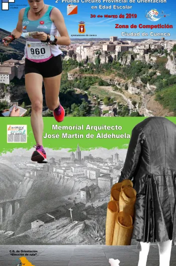 artel II Jornada Campeonato Provincial Orientación Cuenca. Curso 2018 - 2019.