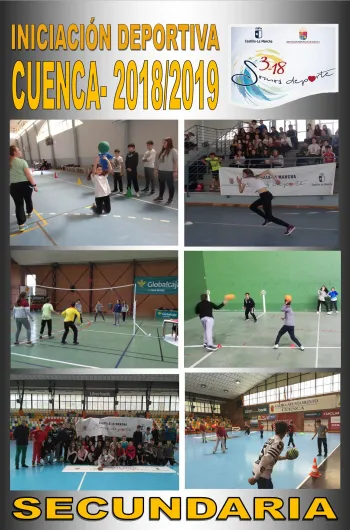Cartel Iniciación Deportiva Cuenca - Educación Secundaria.