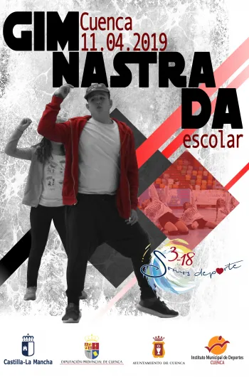 Cartel Promoción Deportiva. Gimnastrada. Cuenca.