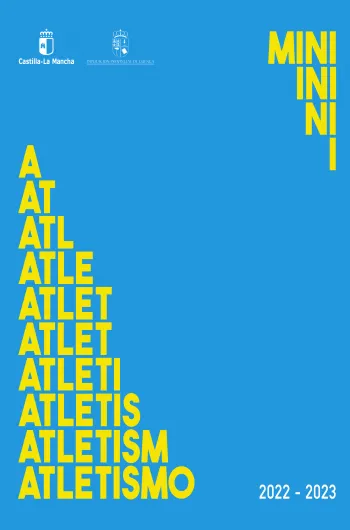Cartel Miniatletismo en la Escuela Cuenca. Curso 2022 - 2023.